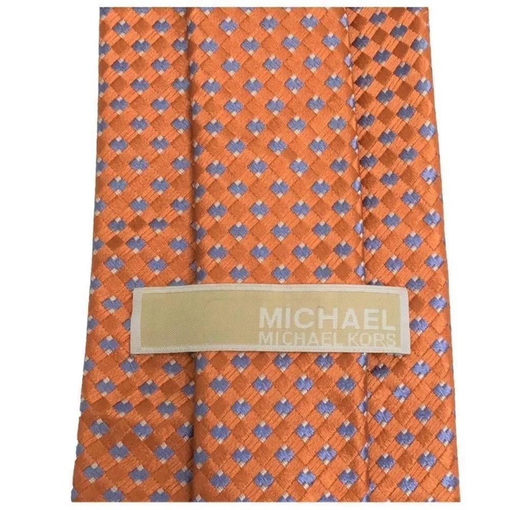 MICHAEL Michael Kors Tie Orange Geometric‎